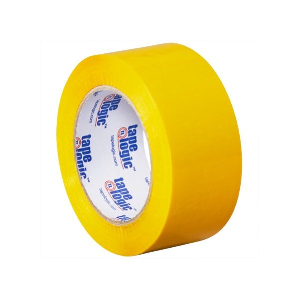 Tape Logic 2'' x 110 yds. Yellow Tape Logic Carton Sealing Tape, 18PK T90222Y18PK - main